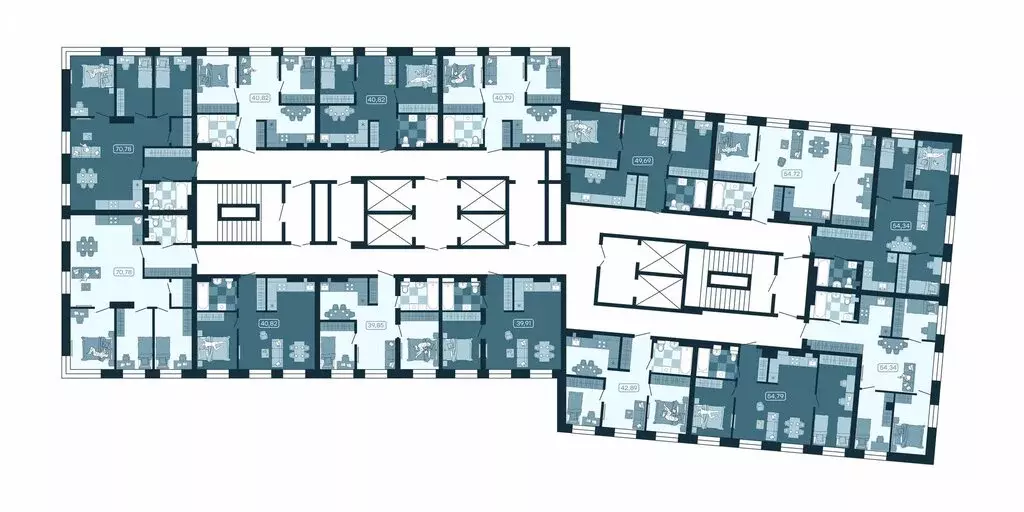 4-комнатная квартира: Владивосток, улица Борисенко, 100Кс1 (70.78 м) - Фото 2