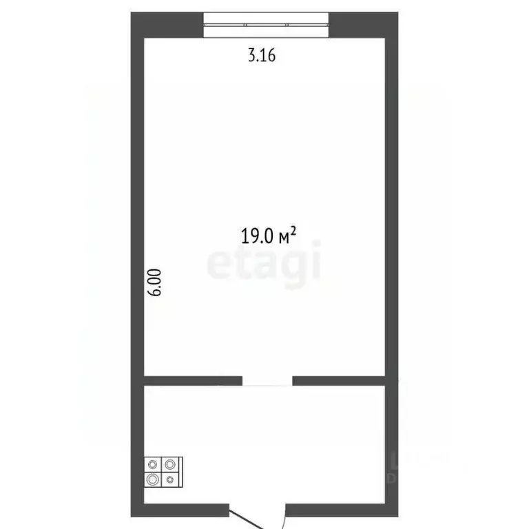 Комната Башкортостан, Стерлитамак ул. Химиков, 24 (19.0 м) - Фото 1