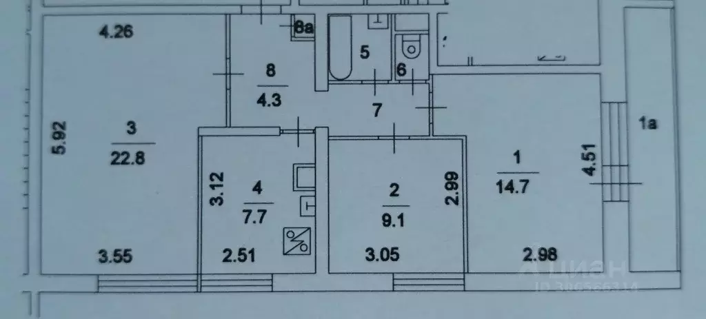 3-к кв. Москва ул. 2-я Марьиной рощи, 16 (64.2 м) - Фото 0