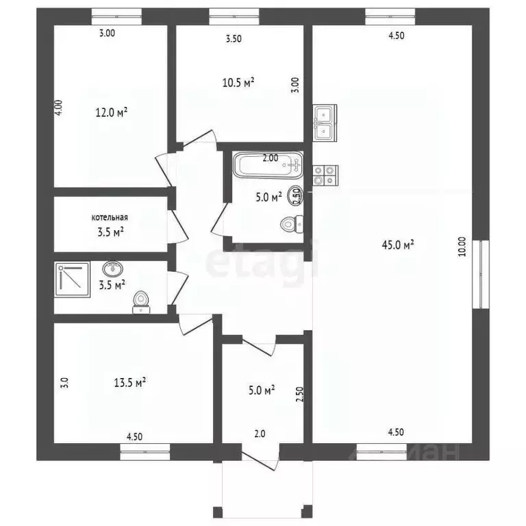 Дом в Челябинская область, Миасс Полярная ул., 2 (115 м) - Фото 1