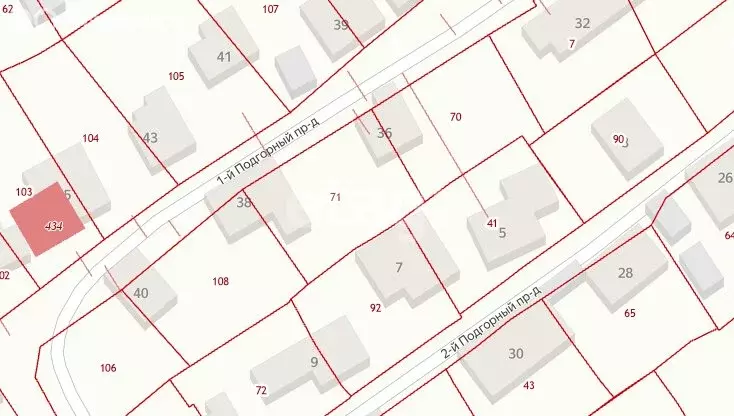 Участок в Пенза, 1-й Подгорный проезд (5 м) - Фото 1