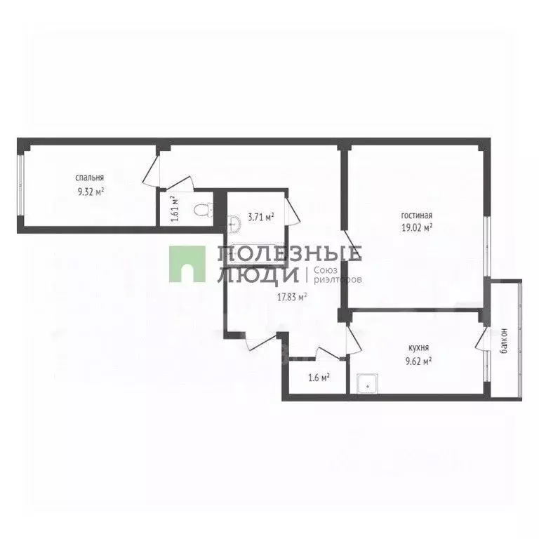2-к кв. Красноярский край, Красноярск Норильская ул., 34 (63.8 м) - Фото 1