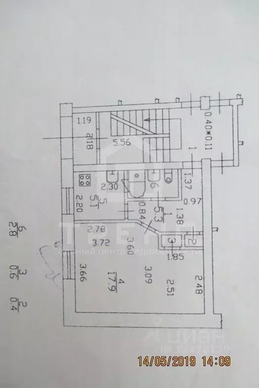 1-к кв. Санкт-Петербург просп. Средний Васильевского острова, 92 (32.1 ... - Фото 2