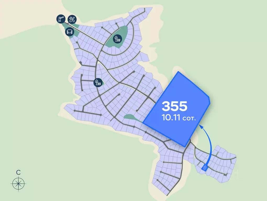 Участок в Ленинградская область, Выборгский район, Первомайское с/пос, ... - Фото 1