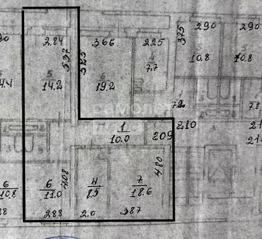 3-к кв. Московская область, Одинцово Любы Новоселовой бул., 18 (66.8 ... - Фото 2