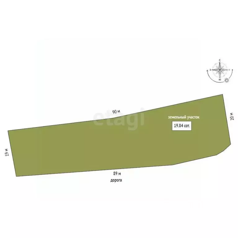 Участок в Свердловская область, Тугулымский муниципальный округ, д. ... - Фото 1