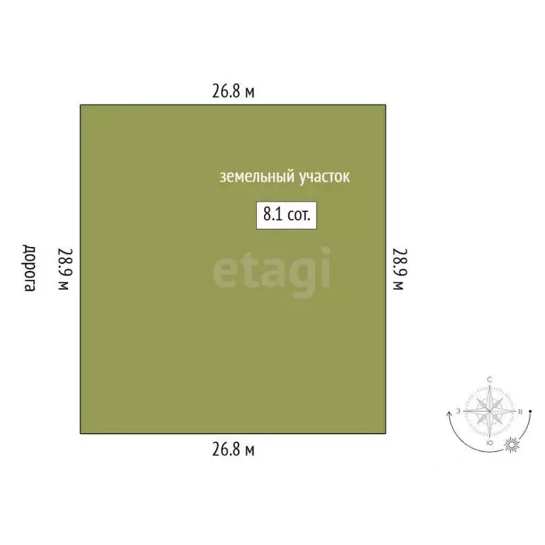 Участок в Тюменская область, Тюменский муниципальный округ, д. ... - Фото 1