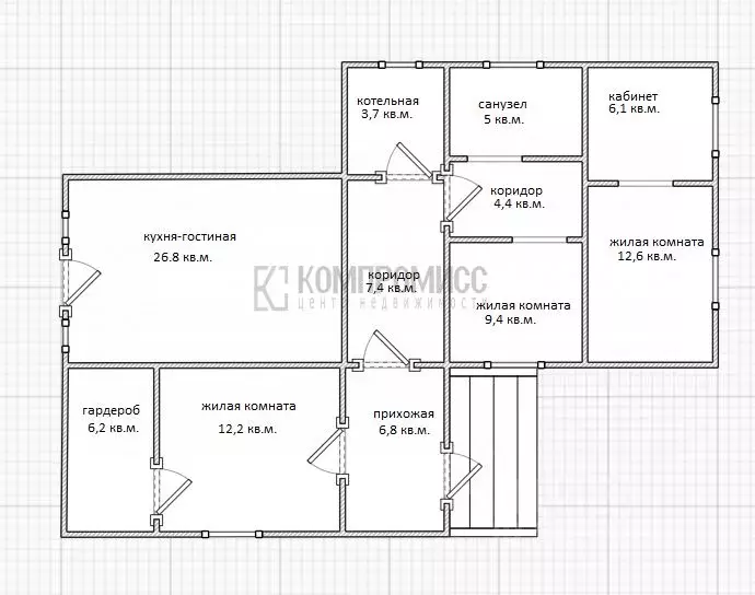 Дом в Краснодарский край, Динская ст-ца ул. Береговая, 41/1 (102 м) - Фото 2