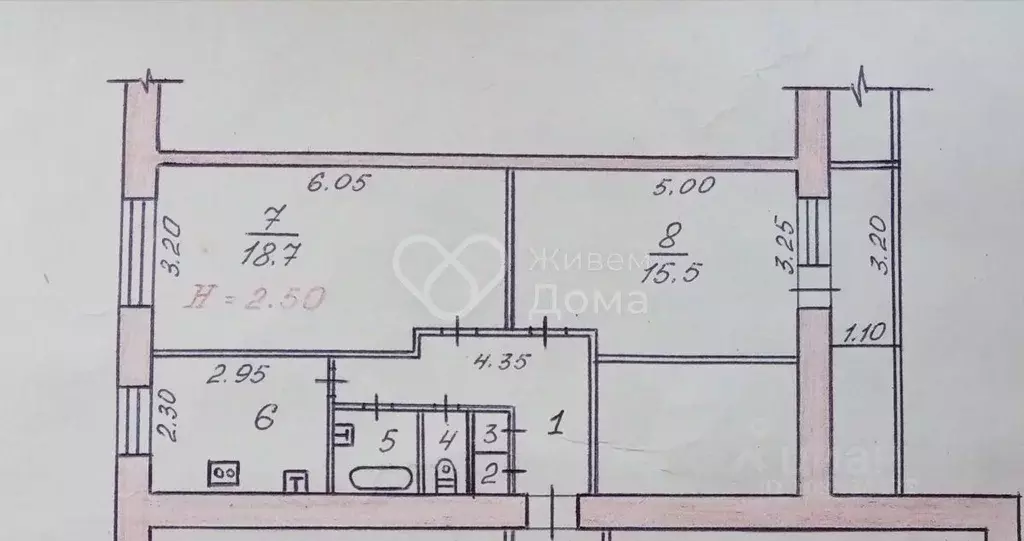 2-к кв. Волгоградская область, Волгоград Рабочий поселок Горьковский ... - Фото 1