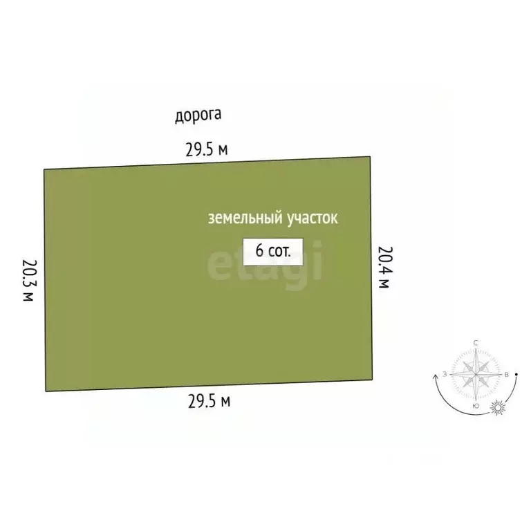 Участок в Тюменская область, Тюменский муниципальный округ, с. Чикча, ... - Фото 2