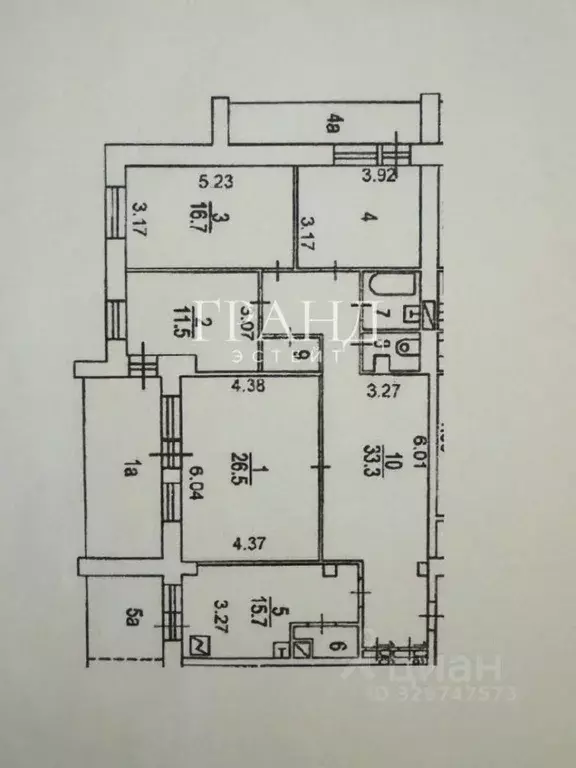 4-к кв. Москва Маленковская ул., 10 (127.0 м) - Фото 2