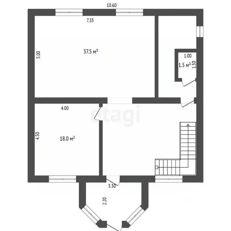Дом в Тюменская область, Уватский муниципальный округ, пос. Туртас ул. ... - Фото 2