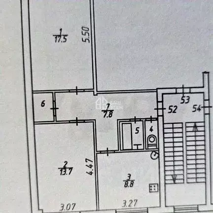 2-к кв. Калужская область, Калуга Турынино мкр, ул. Советская, 5 (52.0 ... - Фото 1