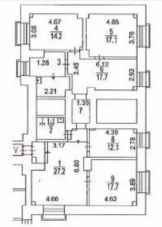 Помещение свободного назначения (122 м) - Фото 2