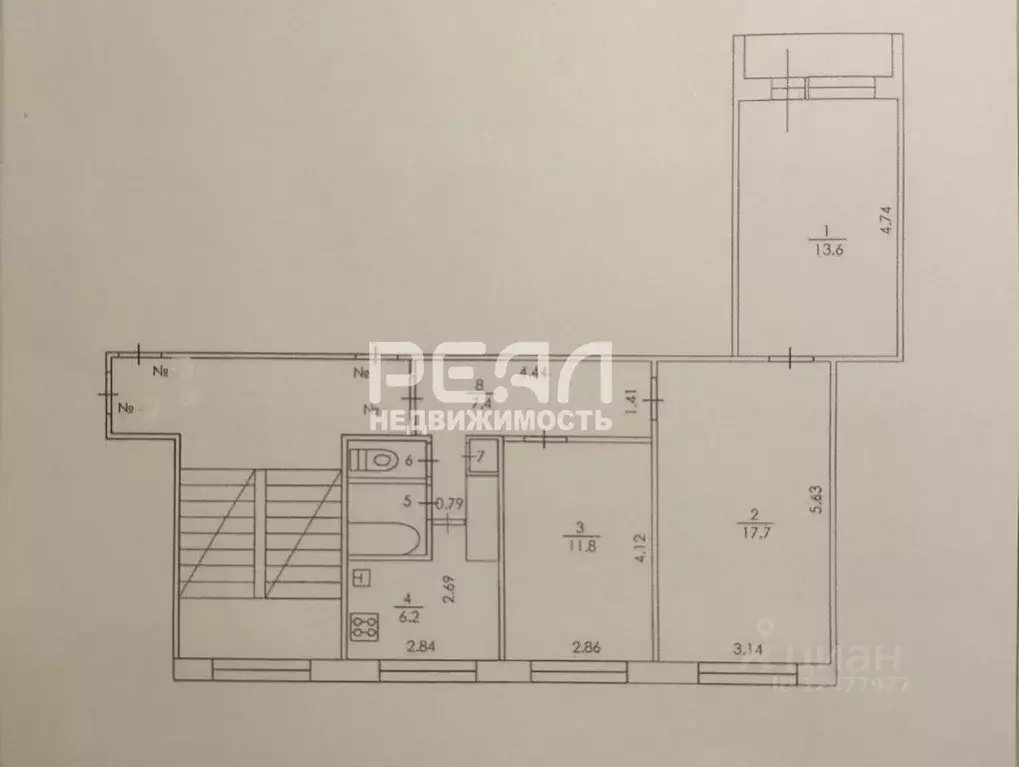 3-к кв. Ленинградская область, Ломоносовский район, Кипенское с/пос, ... - Фото 2