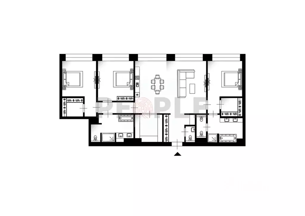 4-к кв. Москва Ленинградский просп., 37/4 (112.9 м) - Фото 2