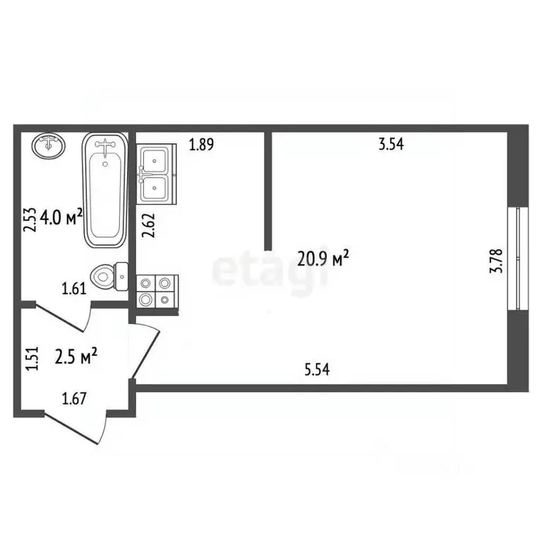 Студия Тюменская область, Уватский муниципальный округ, пос. Туртас ... - Фото 2