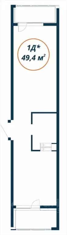 1-к кв. Приморский край, Находка  (49.4 м) - Фото 1