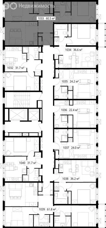 2-комнатная квартира: деревня Сапроново, микрорайон Купелинка, 4 (60.5 ... - Фото 2