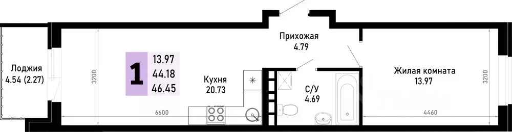 1-к кв. Краснодарский край, Анапа муниципальный округ, Нижняя ... - Фото 0
