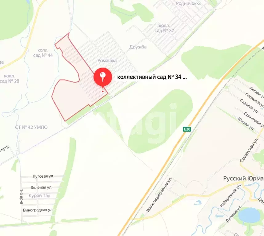 Участок в Башкортостан, Уфа № 32 ОСТ ОАО УМПО КС, 23 (8.1 сот.) - Фото 1