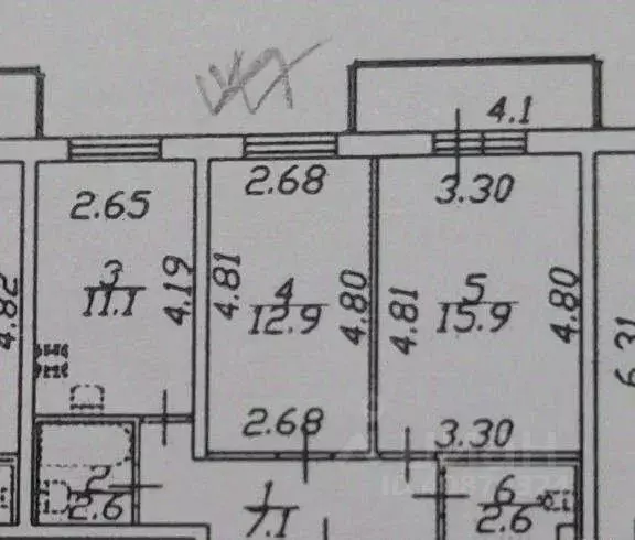2-к кв. Санкт-Петербург Парашютная ул., 42к2 (52.2 м) - Фото 2