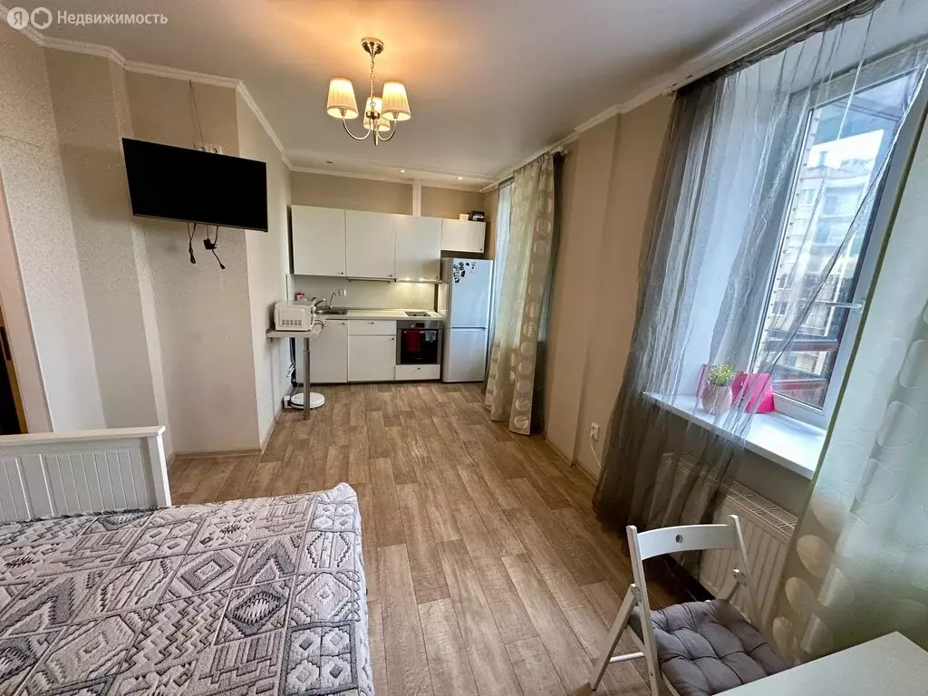 Квартира-студия: Кудрово, Областная улица, 1 (29.4 м) - Фото 0