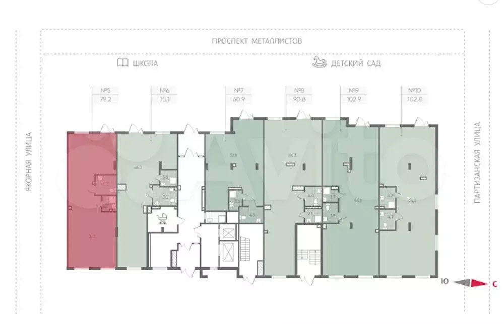 Продажа помещения свободного назначения 79 м2 - Фото 1