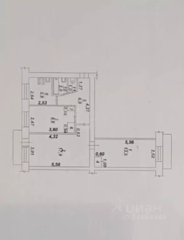 3-к кв. Хабаровский край, Николаевск-на-Амуре ул. Горького, 84 (58.0 ... - Фото 1