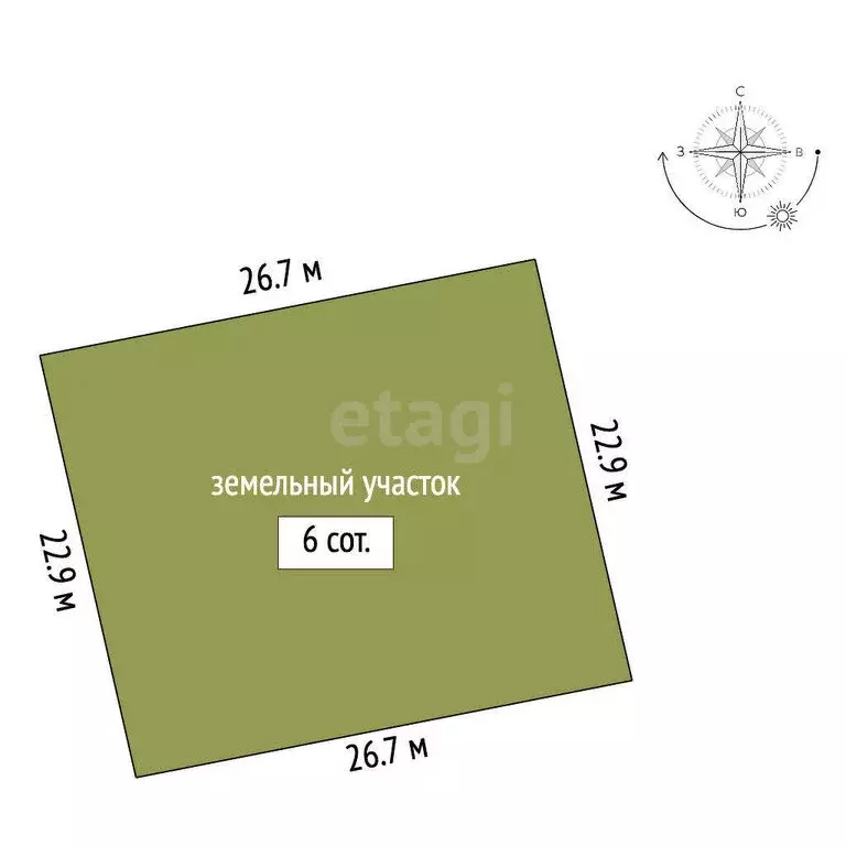 Участок в Калиновка, улица Абденановой (6 м) - Фото 1