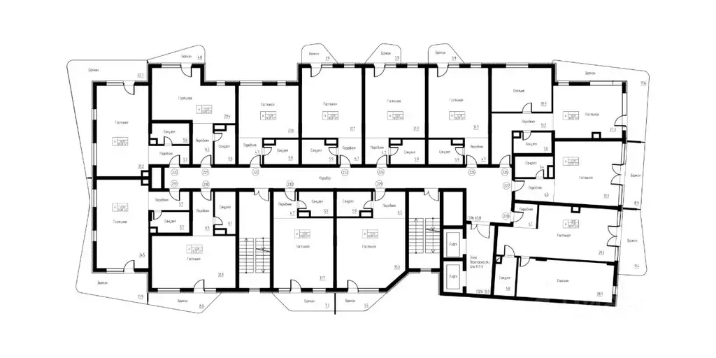 Студия Калининградская область, Светлогорск ул. Верещагина, 8 (69.2 м) - Фото 1
