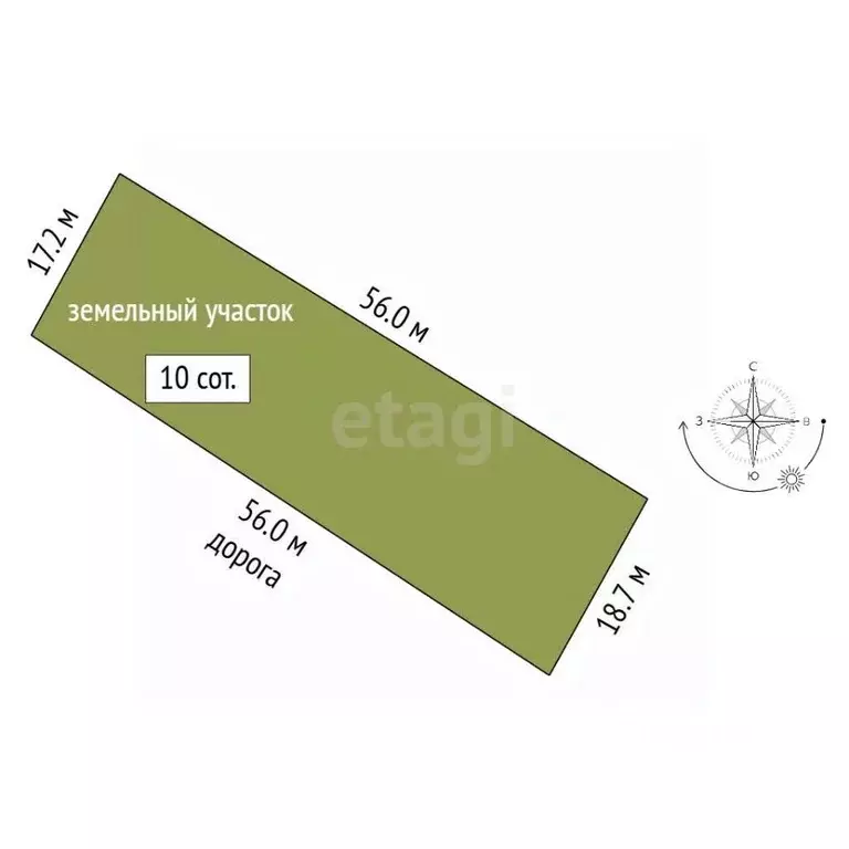 Участок в Севастополь с. Новобобровка, ул. Баденкиной, 1Д (10.0 сот.) - Фото 2