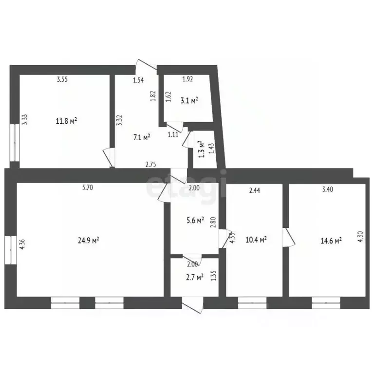 Дом в Орловская область, Ливны ул. Мира, 152/2 (82 м) - Фото 2