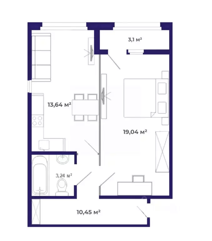 1-к кв. Иркутская область, Иркутский муниципальный округ, Маркова рп, ... - Фото 0