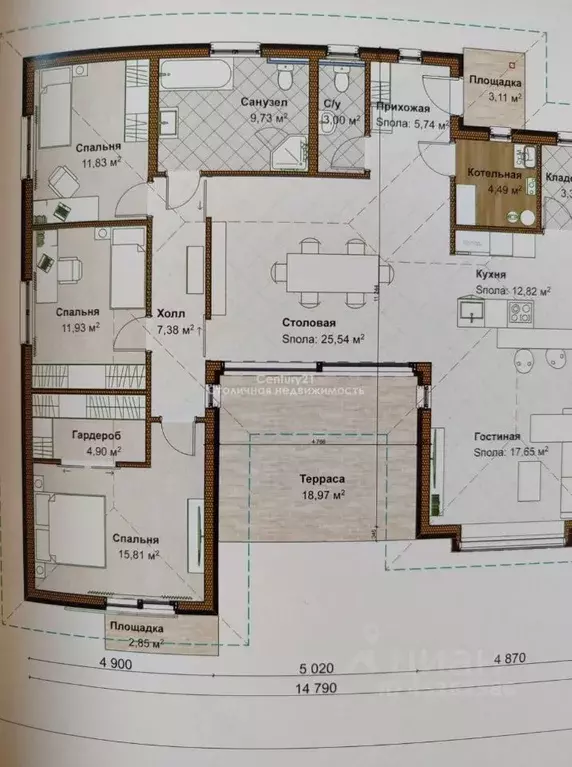 Дом в Москва № 109 кв-л,  (181 м) - Фото 2