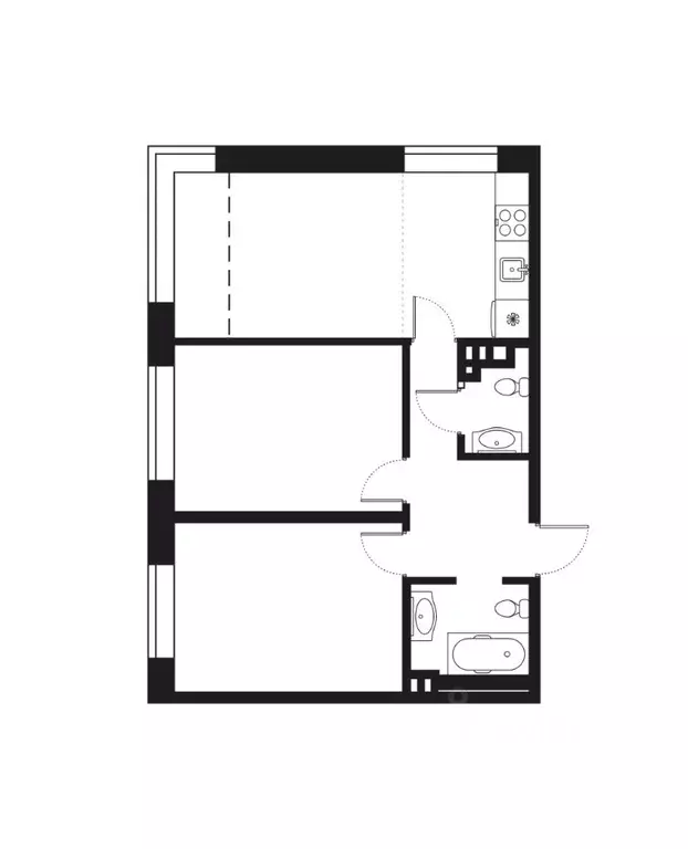 3-к кв. Иркутская область, Иркутск наб. Верхняя, 135 (62.57 м) - Фото 0