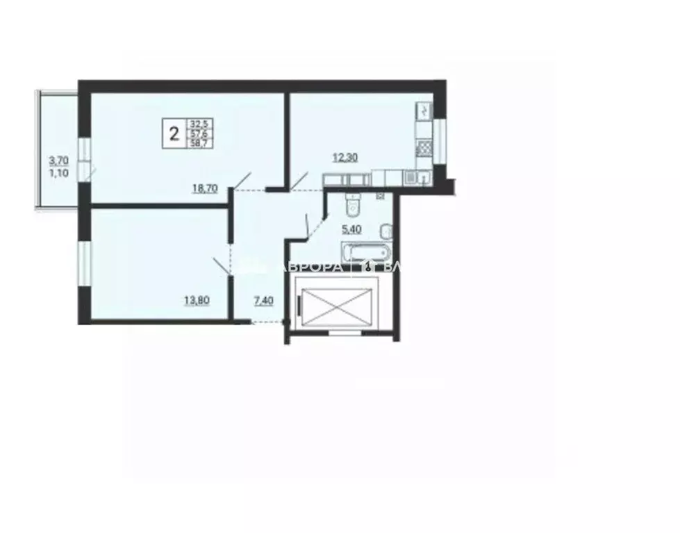 2-к кв. Челябинская область, Магнитогорск просп. Карла Маркса, 237/4 ... - Фото 2