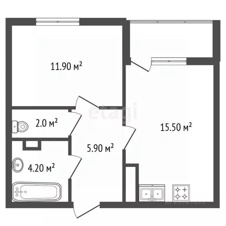 1-к кв. Санкт-Петербург Планерная ул., 99 (39.2 м) - Фото 2