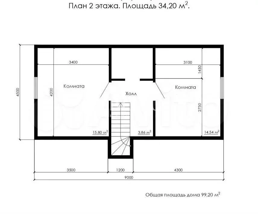 Дом 100 м на участке 7 сот. - Фото 1