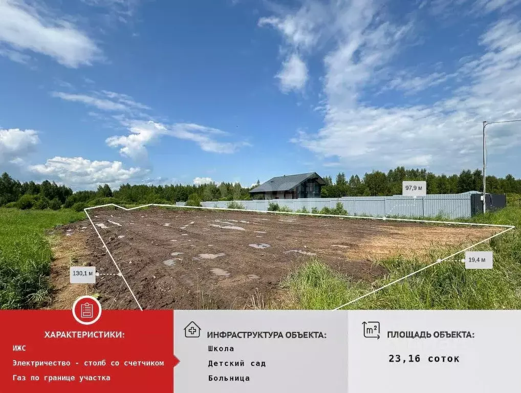 Участок в Ярославская область, Ярославский муниципальный округ, с. ... - Фото 1