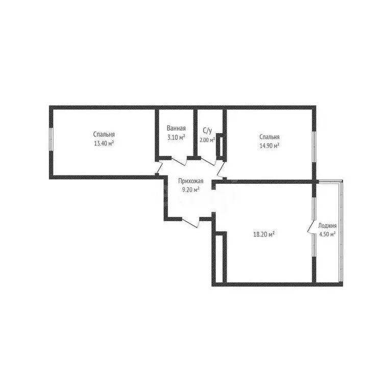 2-комнатная квартира: Краснодар, улица имени Героя Ростовского, 8к7 ... - Фото 0