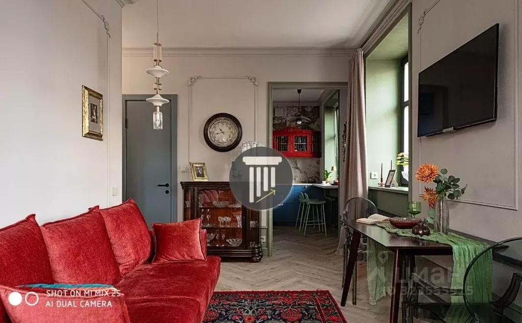 Студия Санкт-Петербург Невский просп., 96 (34.2 м) - Фото 2