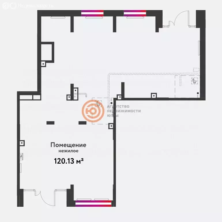 Помещение свободного назначения (120.13 м) - Фото 1