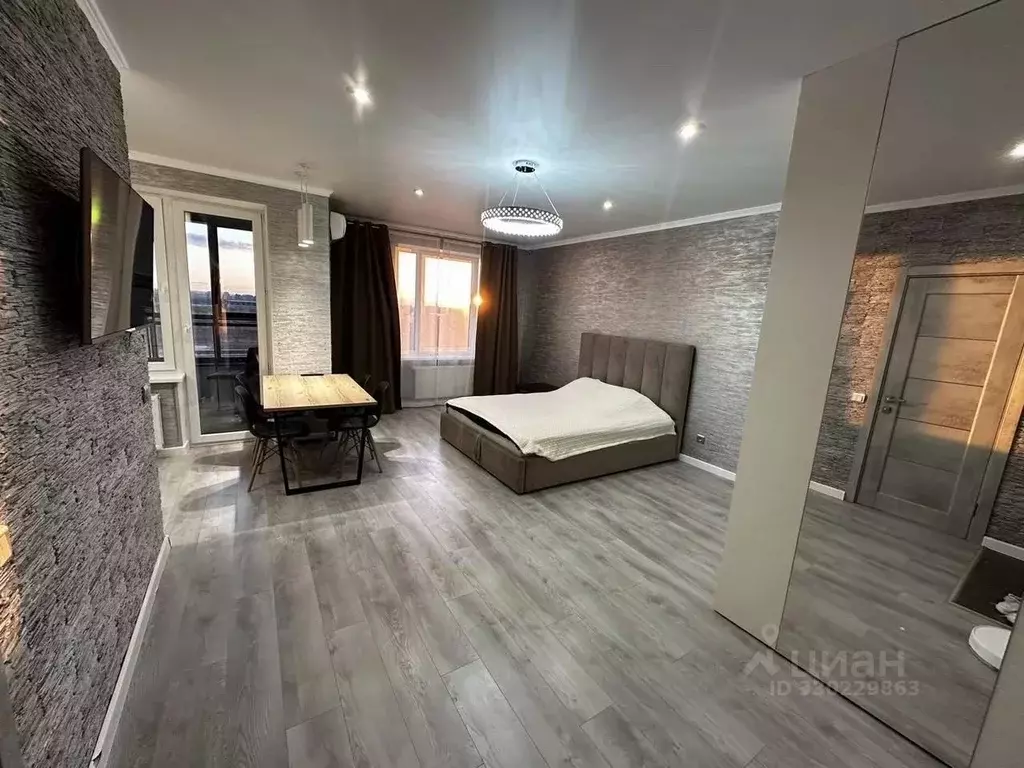 Студия Татарстан, Казань ул. Сабира Ахтямова, 1к1 (31.0 м) - Фото 1