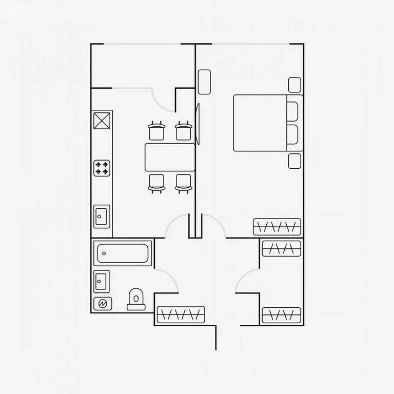 1-комнатная квартира: Москва, Автозаводская улица, 23Бк2 (43 м) - Фото 1