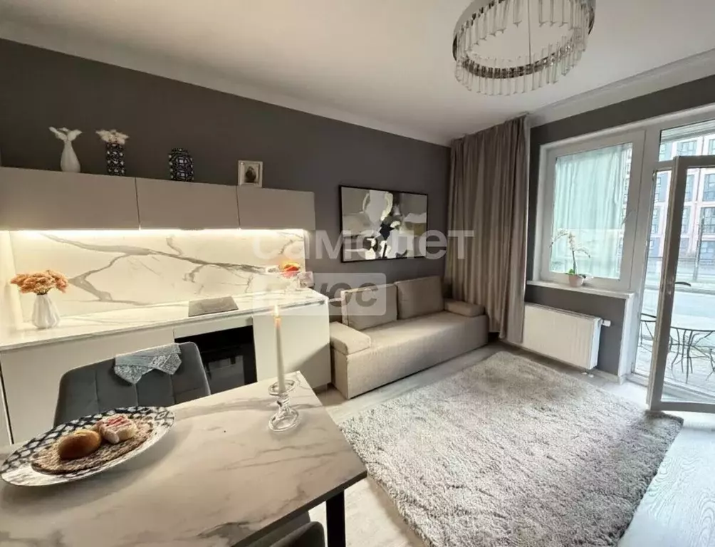 Студия Санкт-Петербург ул. Среднерогатская, 14к1 (25.0 м) - Фото 1