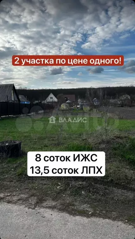 Участок 8 сот. (ИЖС) - Фото 0
