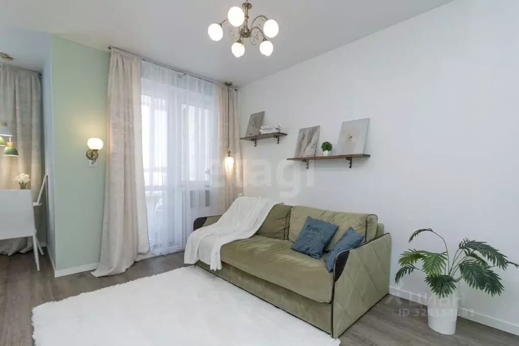 Студия Тюменская область, Тюмень Дамбовская ул., 25к1 (24.0 м) - Фото 1