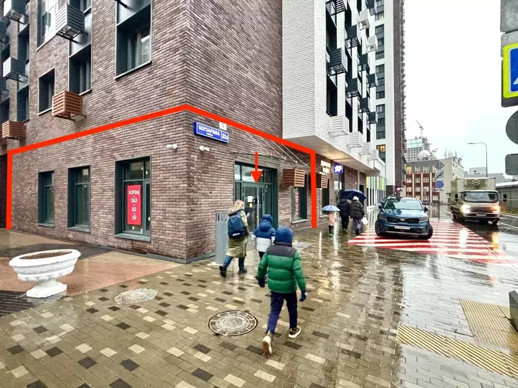 Торговая площадь в Москва ул. Берзарина, 32А (92 м) - Фото 1