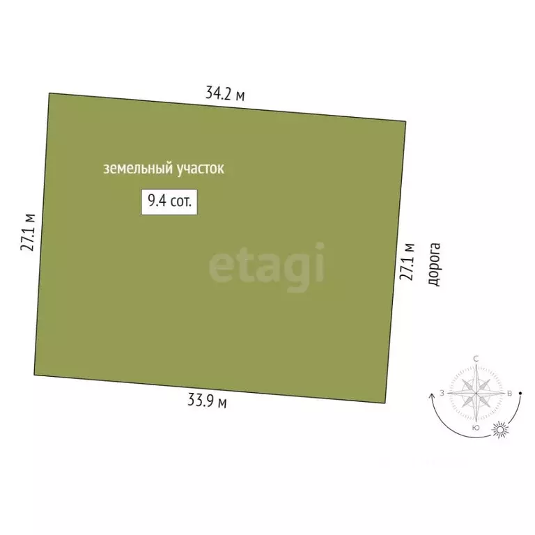 Участок в Тюменская область, Тюмень Большое Царево-1 СНТ,  (9.42 сот.) - Фото 2